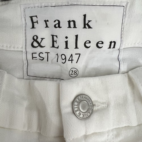 Frank & Eileen Women's Sligo Italian Performance Denim Skinny Jean Size 28 White - Picture 10 of 12