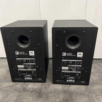 JBL LSR305 Powered Studio Monitor Speaker Pair (Black) Great