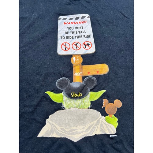 Star Wars Youth T-Shirt Yoda “Judge Me By My Size, Do You?” Parks Size L (Youth - Picture 9 of 9