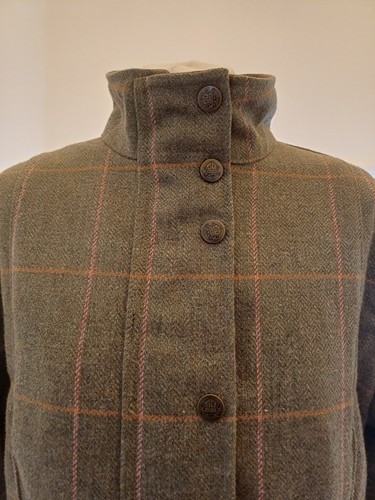 Alan Paine Tweed Jacket Size 14 Excellent Condition Khaki Green. B282 - Picture 10 of 18