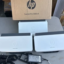 Lot Of 3 HP ScanJet Pro 3000 s4 Sheetfed Scanner - 6FW07A