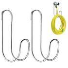  2 Pcs Garden Faucet Hose Storage Hook-Hanging Stainless Hose Holder Support 