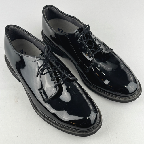 Bates Oxford Dress Shoes Mens 12 E High Gloss 00941C Vibram Soles - Picture 3 of 17