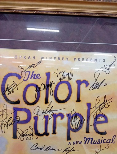 The Color Purple Signed Poster FRAMED - Oprah Winfrey Rev Jesse Jackson ...