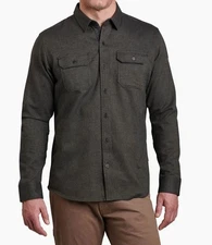 Kuhl Descendr Flannel Long Sleeve Men's Shirt Serpentine XXL