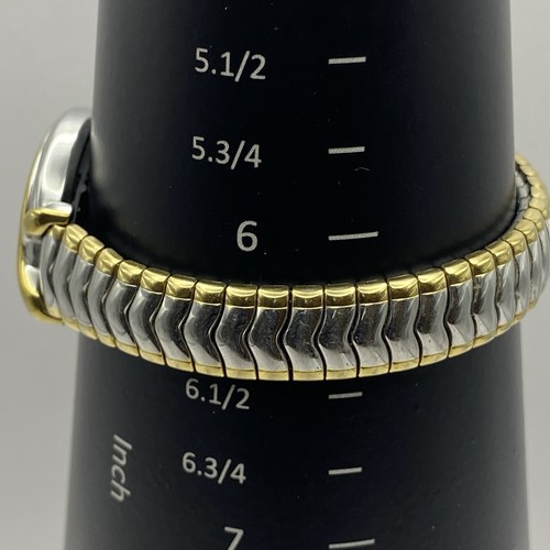 24mm Timex Quartz Watch Ladies Gold & Silver Tone WR For Parts Or Repair - Picture 18 of 21