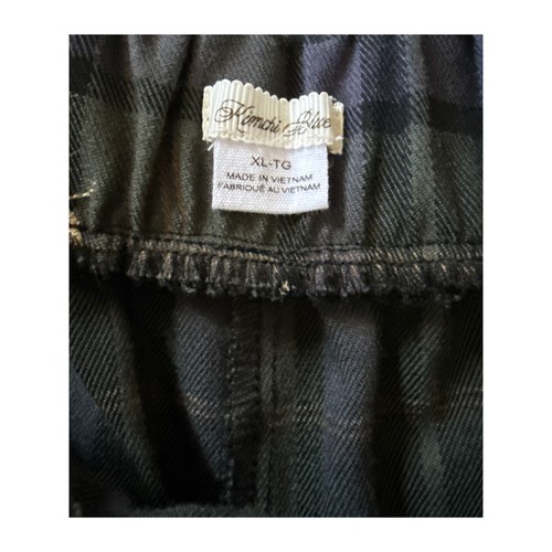 Urban Outfitters Kimchi Blue Rose Embroidered Tartan Plaid Pants Size XL - Picture 5 of 6