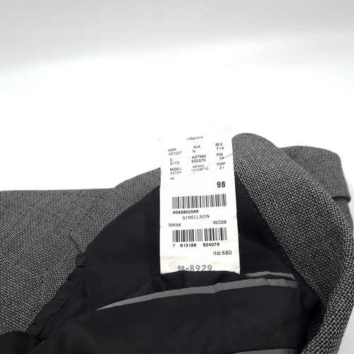 Strellson Blazer Jacket Virgin Wool Grey Je3 Size EU 50 UK/US 40 - Picture 6 of 10