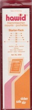 Hawid Stamp Mount Strips New Clear Starter Pack 13 Pcs 26mm 27mm 33mm 36mm 55mm