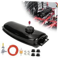 Gas Fuel Tank with Cap Petcock Vent Tube Fuel Filter Line, Sturdy for 150cc 