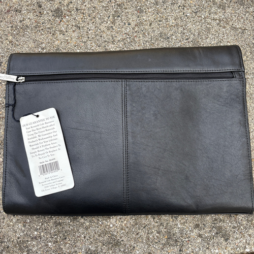 Cartera de cuero Kenneth Cole con cierre interior y exterior bolsillos con cremallera nueva con etiquetas - Imagen 5 de 8