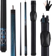 Glass Fiber Pool Cue Stick, 58" Professional Pool Stick Billiards Cue Stick