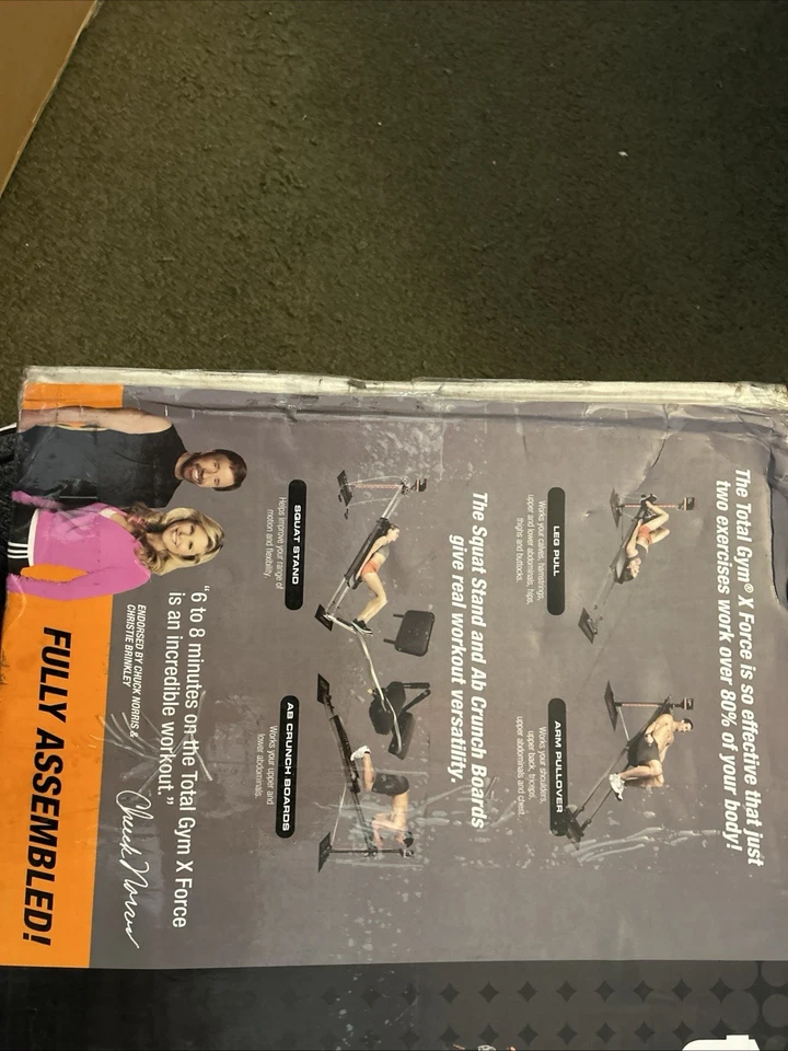 Total Gym x Force Entrenamiento Total Completamente Montado. Nuevo en caja original Foto 2 de 3