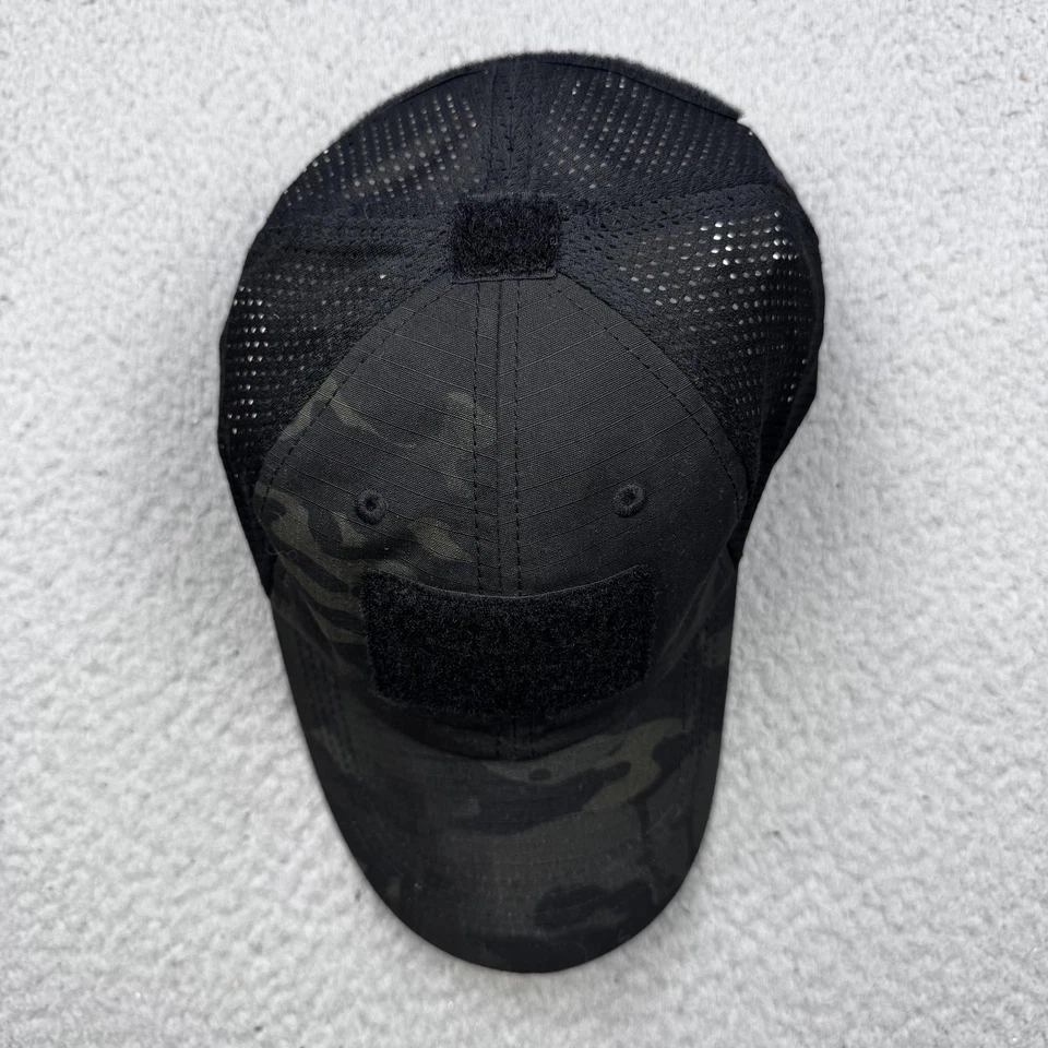 Gorra ajustable trasera de malla táctica Condor multicámara parche negro para hombre talla única sombrero Foto 3 de 4