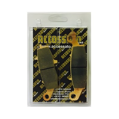 FRONT RECESSED BRAKE PADS FOR KAWASAKI KLV 1000 2004 > 2007 1 HP EV1