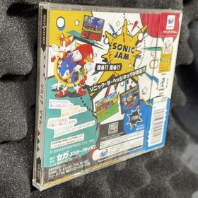 SONIC m27/ Saturn Sonic Jam Sega Saturn Action Game New Unused Official Edition
