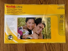 Kodak Ultra Premium Photo Paper - 20 Sheets 11x17” 74lb 10 mil High Gloss