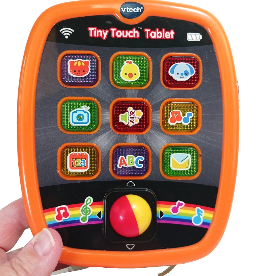 Fisher-Price Laugh & Learn Lil' Gamer & Vtech Tiny Touch Tablet Toys #4 - Image 2 of 4