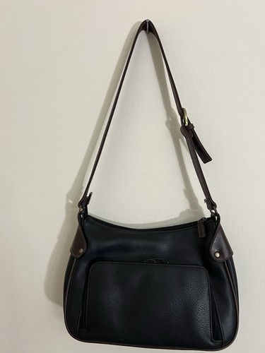 Markenlos schwarz und braun Umhängetasche Top Zustand 100% PVC sehr stylisch - Bild 3 von 21