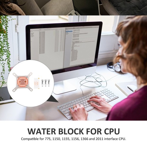 Blocco D'acqua Accessorio Per Computer Di Raffreddamento Ad Con Base in Rame - Afbeelding 8 van 12