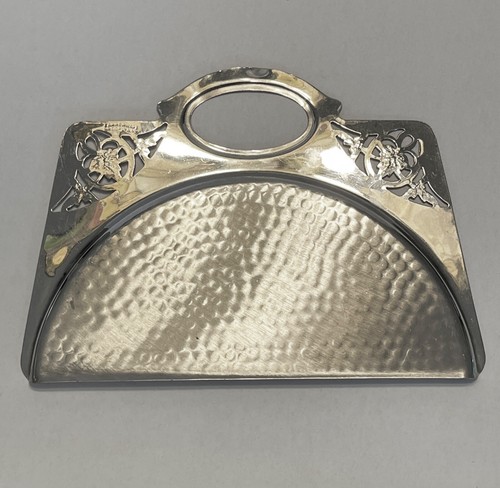 Vintage Faberware Brooklyn, N.Y., Chrome Crumber Silent Butler Tray, 8-1/2" x 6" - Picture 2 of 3