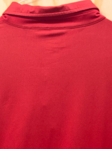 Dunning Golf Red Mens Performance Polo Shirt Wynstone GC Logo EUC Size XL - Picture 8 of 8