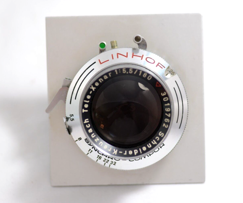 LINHOF SCHNEIDER KREUZNACH 180MM F5.5 TELE-XENAR LARGE FORMAT CAMERA LENS - Picture 7 of 7