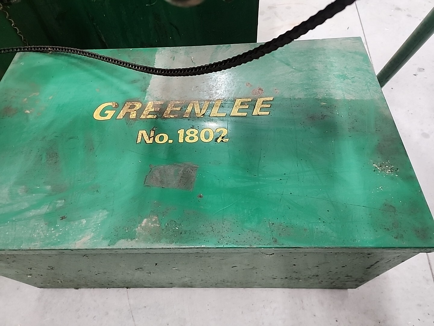 Greenlee 885 Hydraulic Bender 1 1/4 to 5" 1802 Bending Table 960 Pump