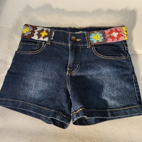 Children's Place Jean Shorts Kids Girls Size 12  Medium Wash Stretch Denim