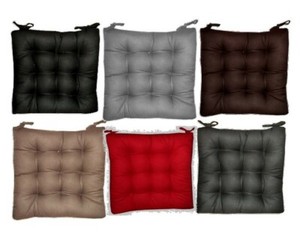 GALETTE COUSSIN DE CHAISE IMPERMEABLE SIMILI CUIR 38x38cm Coloris au choix GALETTE COUSSIN DE CHAISE IMPERMEABLE SIMILI CUIR 38x38cm Coloris au choix