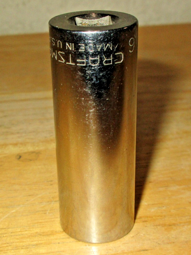 Craftsman Inverted G 43336 3/8" Drive 11/16" Deep Socket 6 Point; 2-1/2 inches - Picture 7 of 14