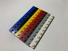 LEGO Parts 4477 (4pcs) Plate 1x10 Pick Color
