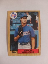1987 Topps 291 Mitch Williams Rangers