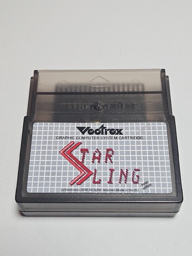 Vectrex - Star Sling - gioco completo in scatola titolo raro in carrello fumo di Vectorzoa - Foto 4 di 21