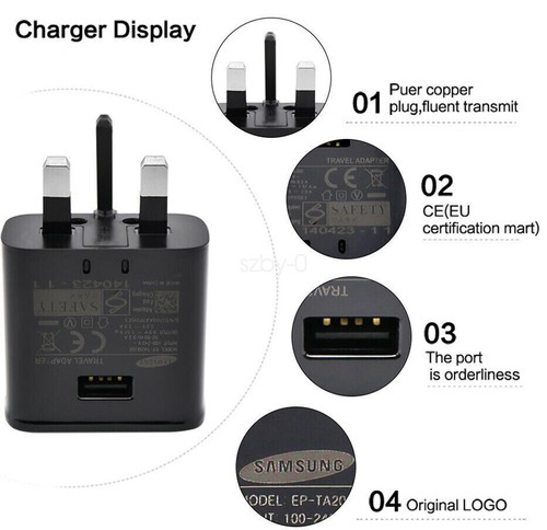 Für Samsung Adaptives Schnellladen 15W Ladekabel Galaxy S8 S9 S10 S22 - Bild 2 von 10