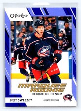 2024 O-Pee- Hockey #557 Billy Sweezey Blue Border Marquee Rookie -