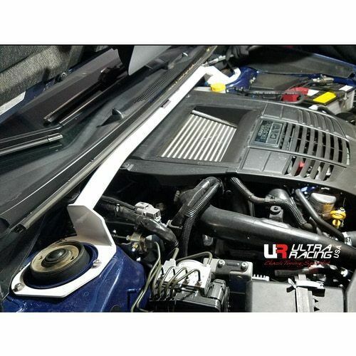  Front Strut Tower Bar For SUBARU FORESTER (SJ) 2014-2018 Ultra Racing 2 Points - Picture 3 of 11