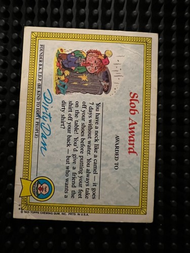 Garbage Pail Kids Series 1 1985 completa tu conjunto GPK 1er U Elige OS1 LECTURA BRILLANTE - Imagen 290 de 418