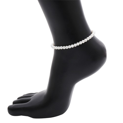 Summer Barefoot Foot Chain Beaded Anklet Anklets Women - Picture 4 of 11