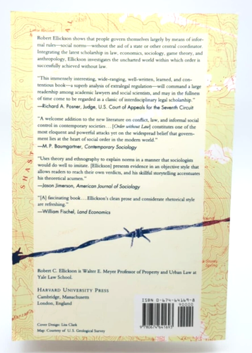 Orden ohne Gesetz: Wie Nachbarn Streitigkeiten beilegen von Ellickson, Robert C. 1998 - Bild 2 von 5