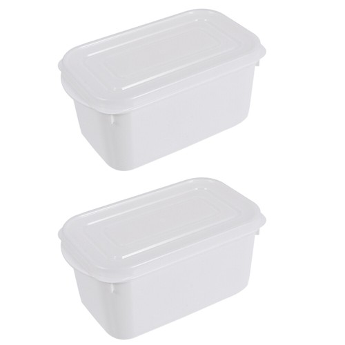 2 Pcs Mikrowelle Lebensmittel Behälter Kühlschrank Lebensmittel Frische Box - Bild 7 von 12