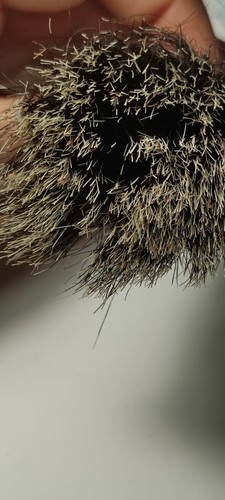 Original Gamsbart hunter's brooshe,natural hair from the chamois' lower bs253 - Picture 6 of 13