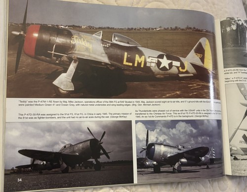 P-47 Thunderbolt In Action - Aircraft No. 208 By Larry Davis Paperback VGC - Picture 11 of 12