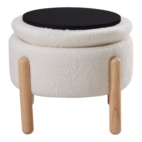 Ottoman Stool Storage Box Pouffe Seat Stool Dressing Table Chair Footstool Bench - Picture 99 of 124