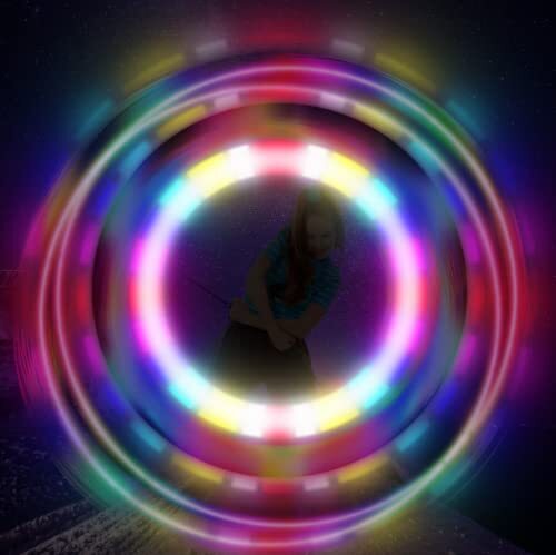Papi Dada LED Poi Bolas a Fibra Ottica - Set di Bolas Giocoleria Poi R - Foto 3 di 7