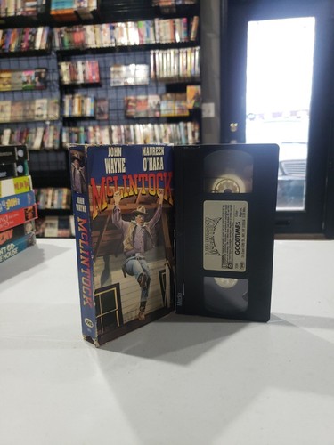 JOHN WAYNE McLintock VHS Movie VCR Video Western Cowboys 1993 - Picture 1 of 1