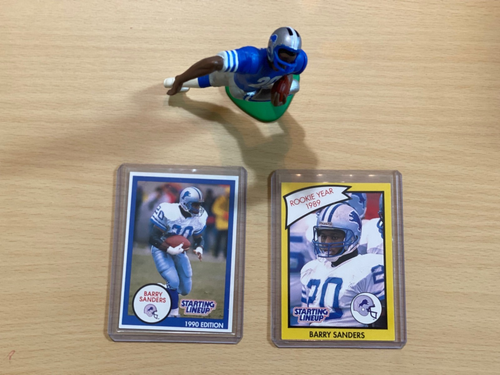 1990 Startaufstellung Barry Sanders Rookie (lose direkt aus der Verpackung)