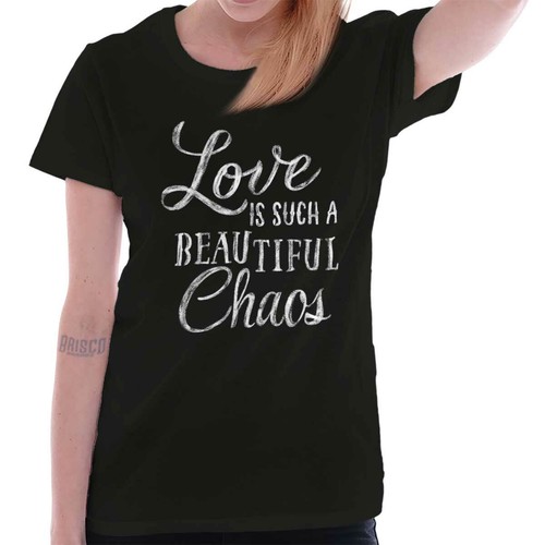 Romantic Valentine's Day Gift Love Forever Womens Top Junior Graphic Tee - Picture 9 of 41