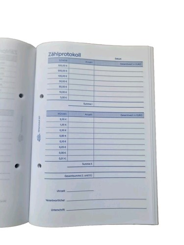 Forma de propósito Avery 307 protocolo de conteo A5, 50 hojas sin tala libro de formularios - Imagen 3 de 3