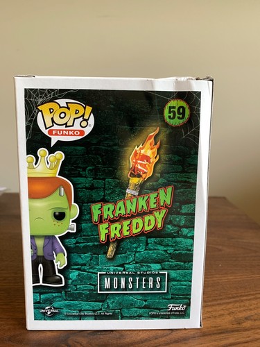 Funko Pop! Franken Freddy Funko Shop Limited Edition 59 Vinyl Figure New Dmg Box - Picture 4 of 7